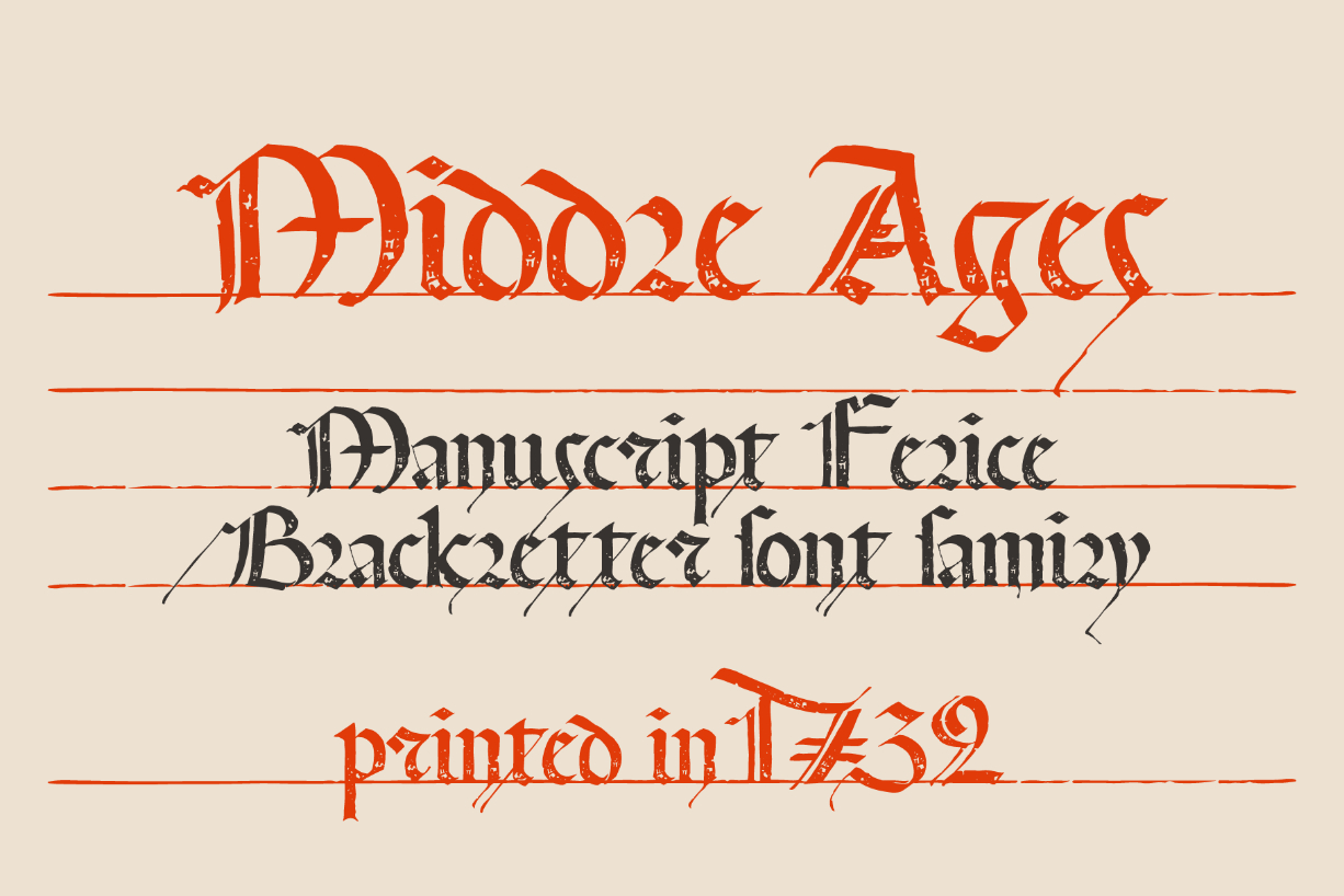 Manuscript Felice Font Poster 1