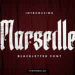 Marseille Font Poster 1