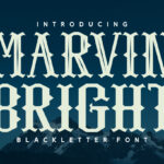 Marvin Bright Font Poster 3