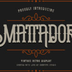 Mattador Font Poster 3