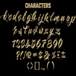 Meaningful Tattoo Font Poster 5