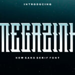 Megazink Font Poster 3