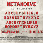 Metamorve Font Poster 10