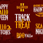 Midnight Halloween Font Poster 4