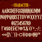 Midnight Halloween Font Poster 5