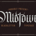 Midtown Font Poster 3