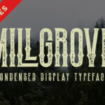 Millgrove Font Poster 3