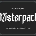 Misterpack Font Poster 3