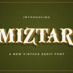 Miztar Font Poster 3