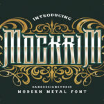 Mockrim Font Poster 1