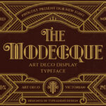 Modecque Font Poster 3