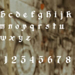 Moendera Font Poster 8