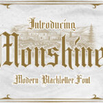 Monshiner Font Poster 3