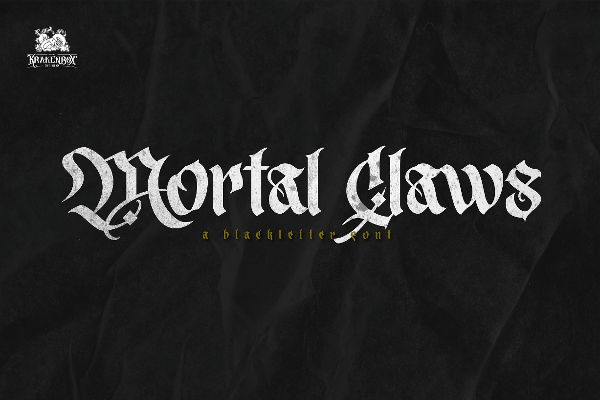 Mortal Claws Font Poster 1