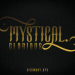 Mystical Glorious Font Poster 3