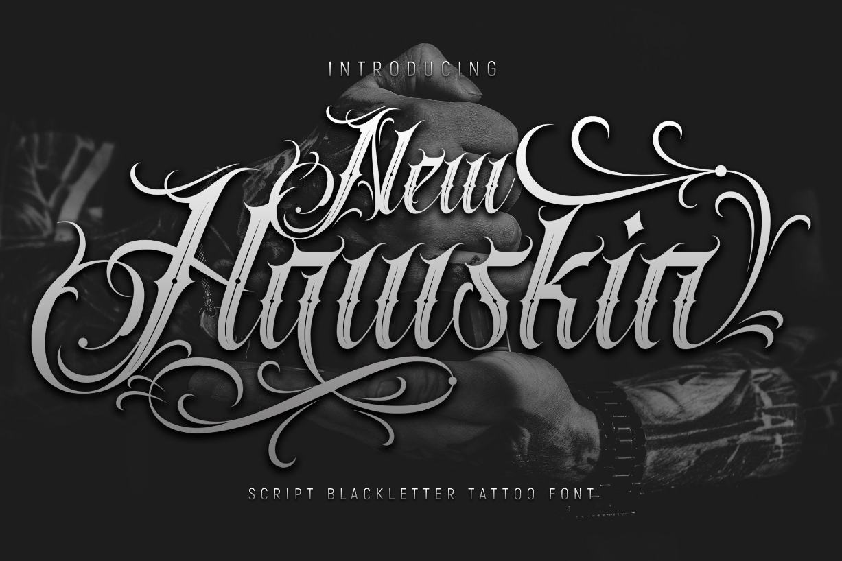 New Hawskin Font Poster 1