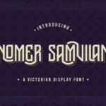 Nomer Samvilan Font Poster 3