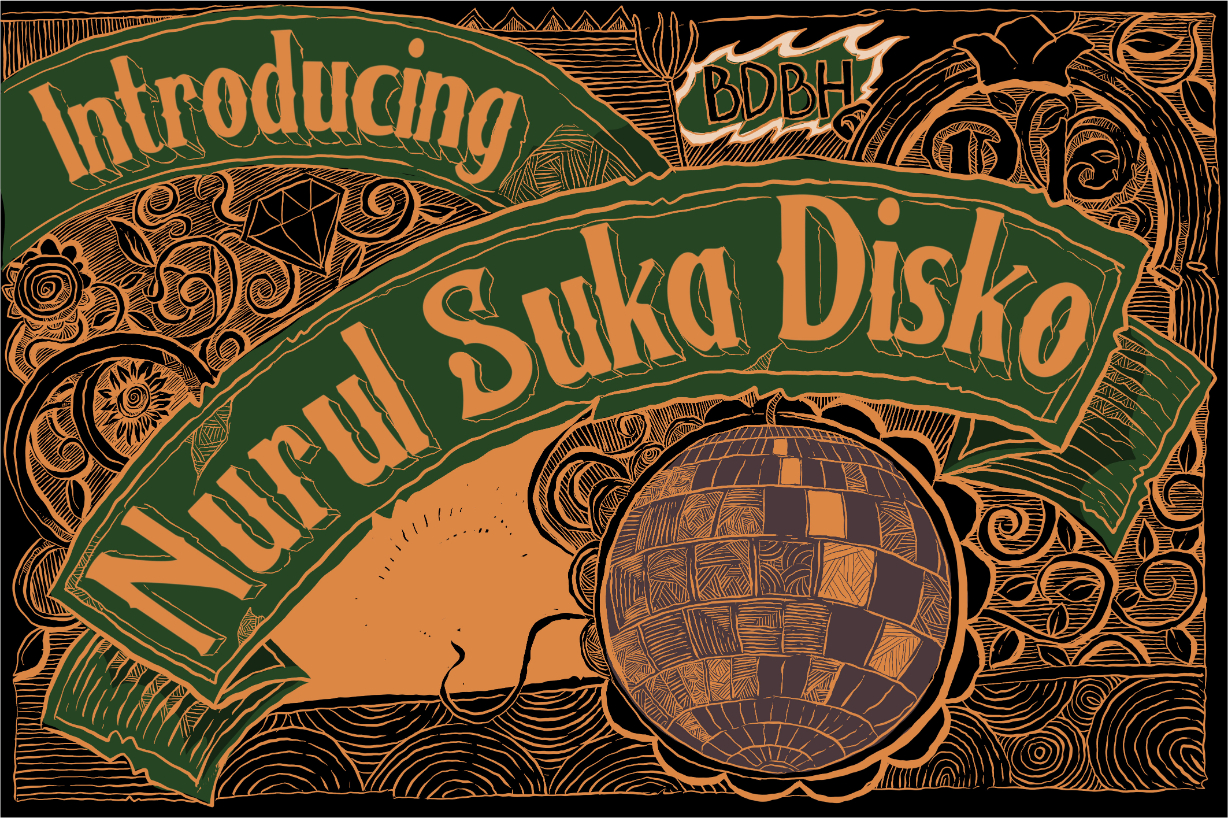 Nurul Suka Disko Font Poster 1