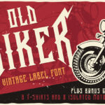 Old Biker Font Poster 3