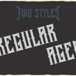 Old Biker Font Poster 5