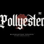 Pollyester Font Poster 3