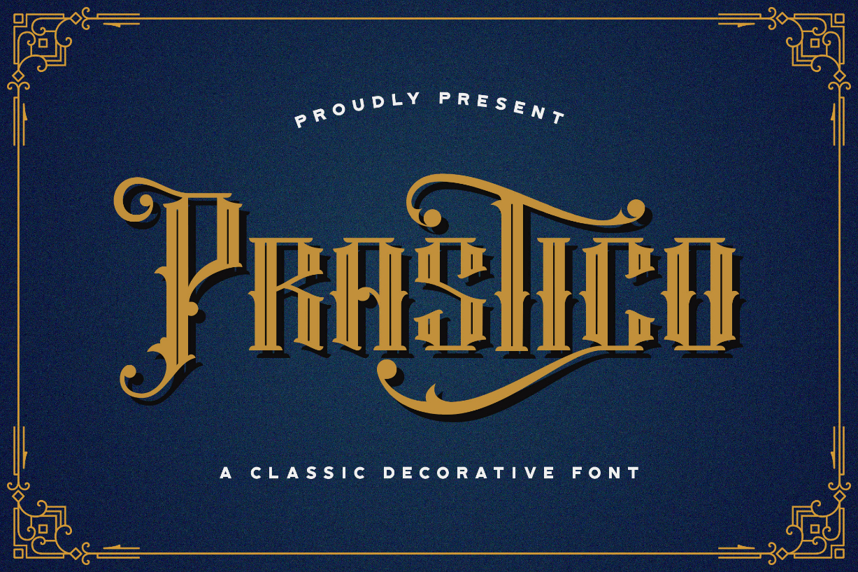 Prastico Font Poster 1