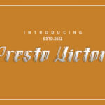 Presto Victory Font Poster 3