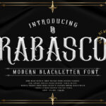 Rabasco Font Poster 3