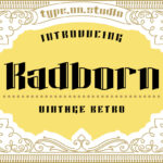 Radborn Font Poster 1