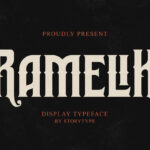 Ramelik Font Poster 3