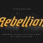 Rebellion Font Poster 3