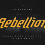 Rebellion Font Poster 1