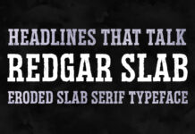 Redgar Slab Fonts