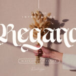 Regano Font Poster 3