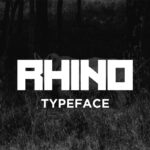 Rhino Font Poster 6