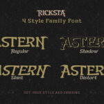 Ricksta Font Poster 2