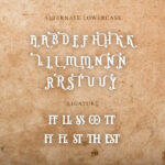 Rictor Barbossa Font Poster 9