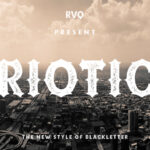 Riotic Font Poster 3