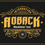 Roback Font Poster 3