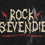 Rock Sevendie Font Poster 3