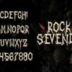 Rock Sevendie Font Poster 4