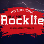 Rocklie Font Poster 3