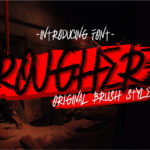 Rougher Font Poster 1