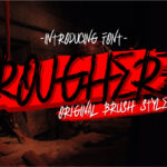 Rougher Font Poster 3