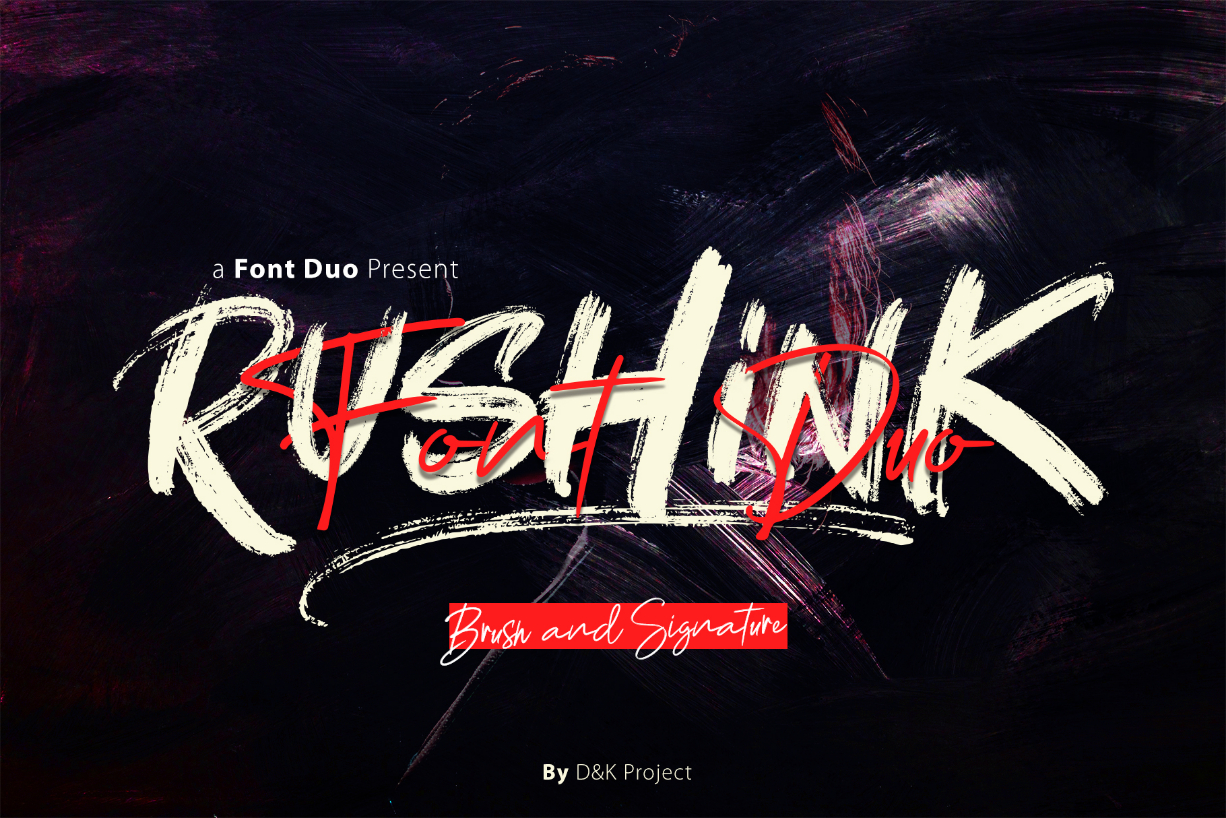 Rushink Duo Font Poster 1