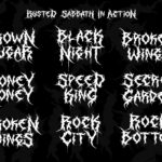 Rusted Sabbath Font Poster 9