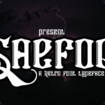 Saefoq Font Poster 3