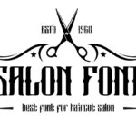 Salon Font Poster 3