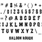 Saloon Font Poster 6