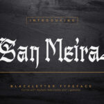 San Meira Font Poster 3